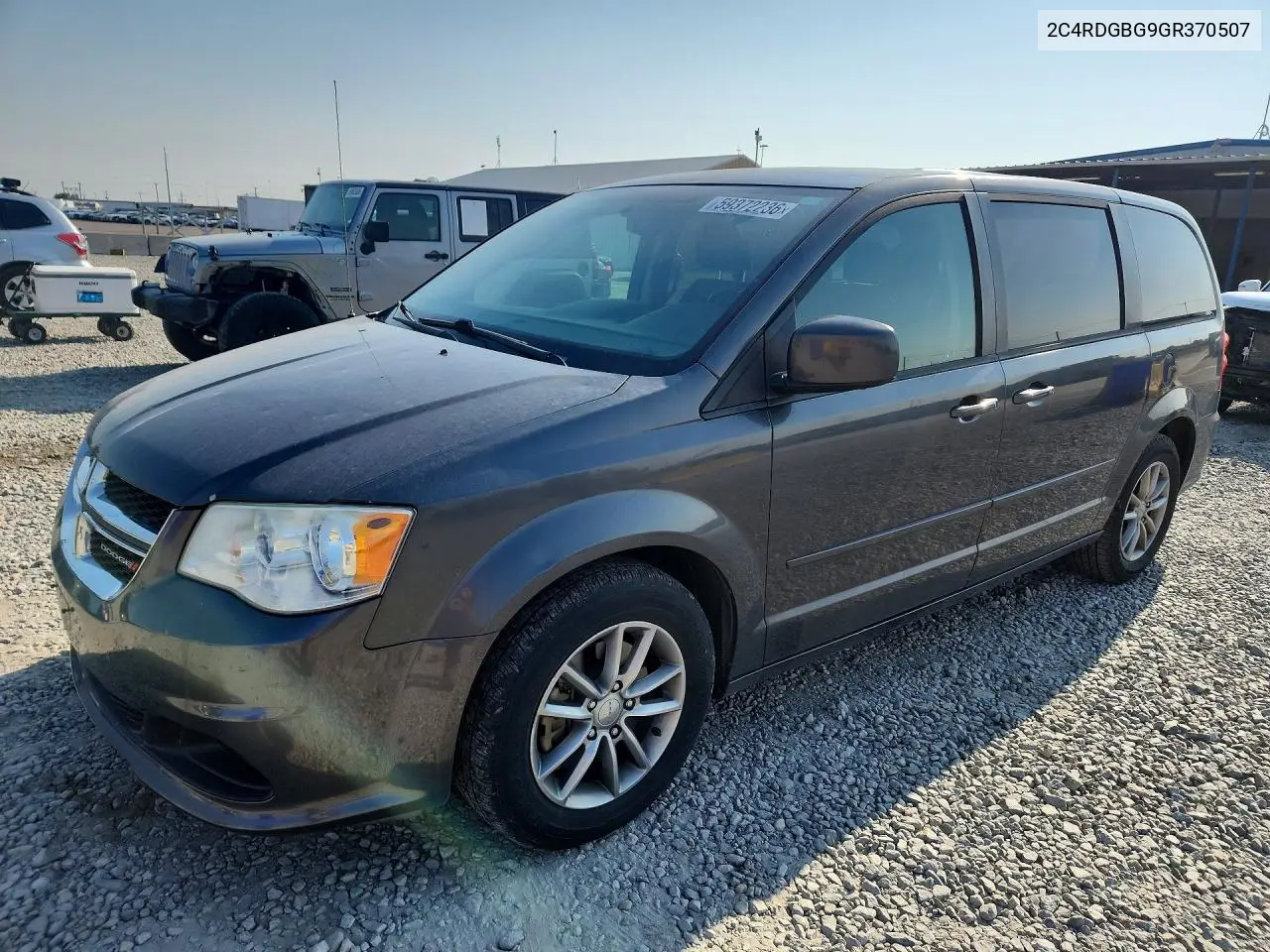 2016 Dodge Grand Caravan Se VIN: 2C4RDGBG9GR370507 Lot: 59372236