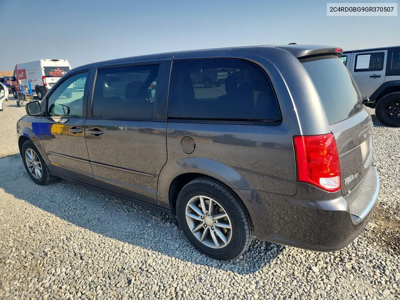 2016 Dodge Grand Caravan Se VIN: 2C4RDGBG9GR370507 Lot: 59372236