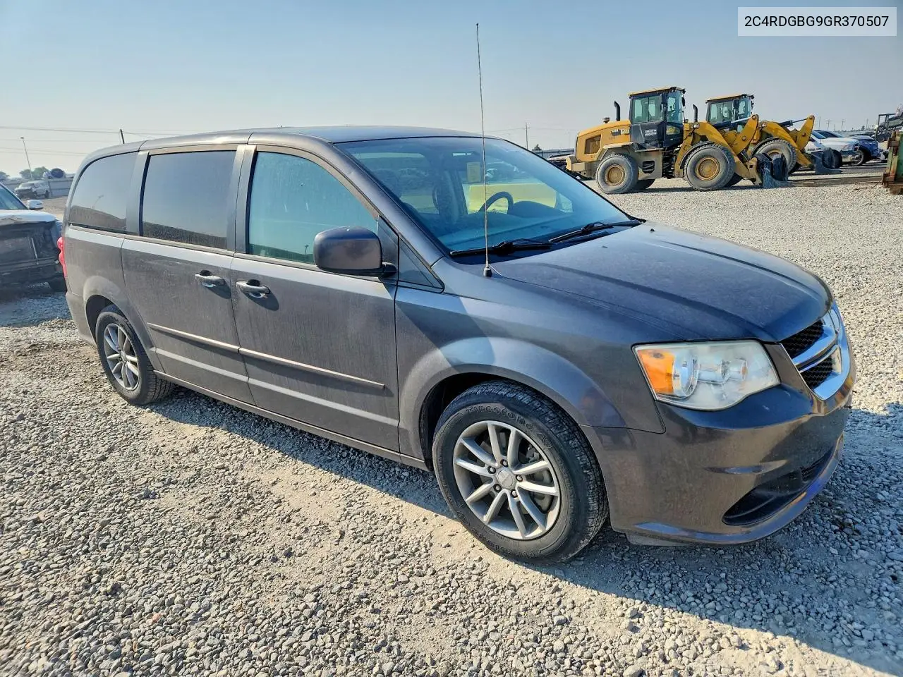 2016 Dodge Grand Caravan Se VIN: 2C4RDGBG9GR370507 Lot: 59372236