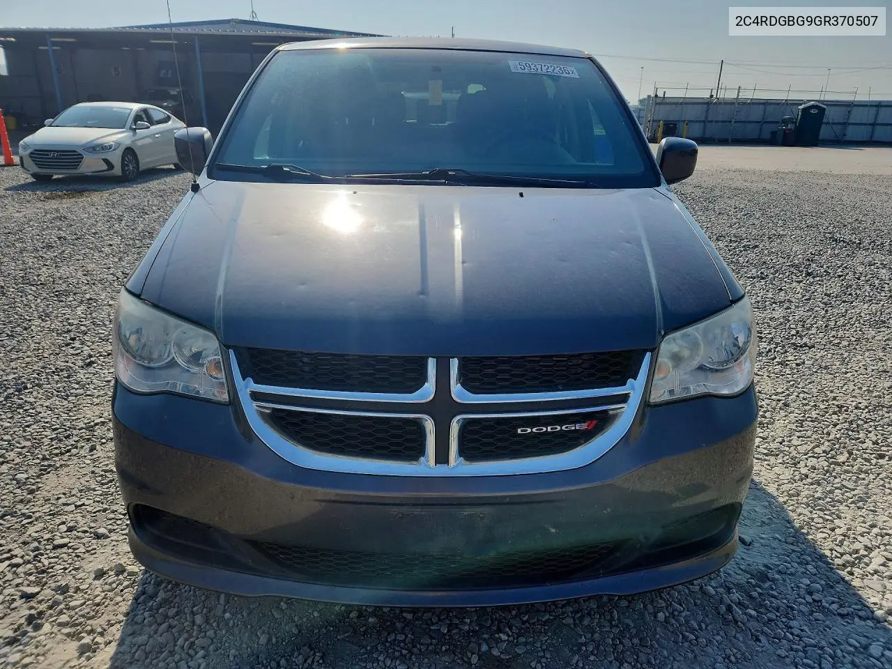 2016 Dodge Grand Caravan Se VIN: 2C4RDGBG9GR370507 Lot: 59372236