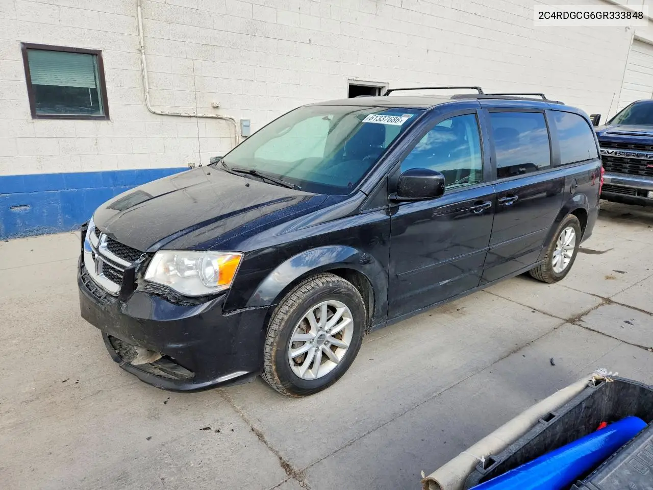 2016 Dodge Grand Caravan Sxt VIN: 2C4RDGCG6GR333848 Lot: 61337686