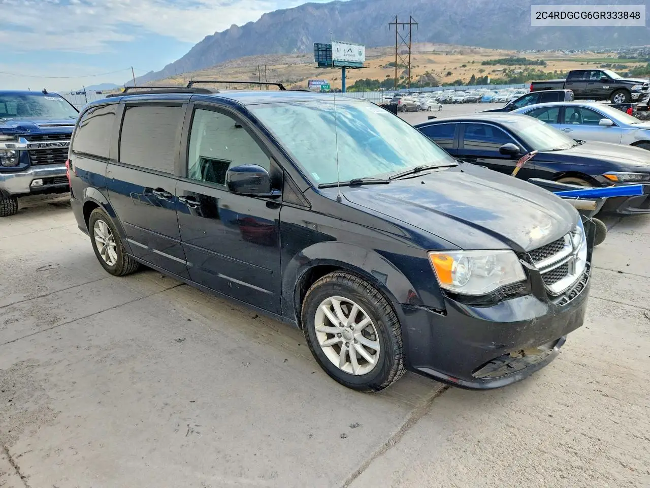 2016 Dodge Grand Caravan Sxt VIN: 2C4RDGCG6GR333848 Lot: 61337686