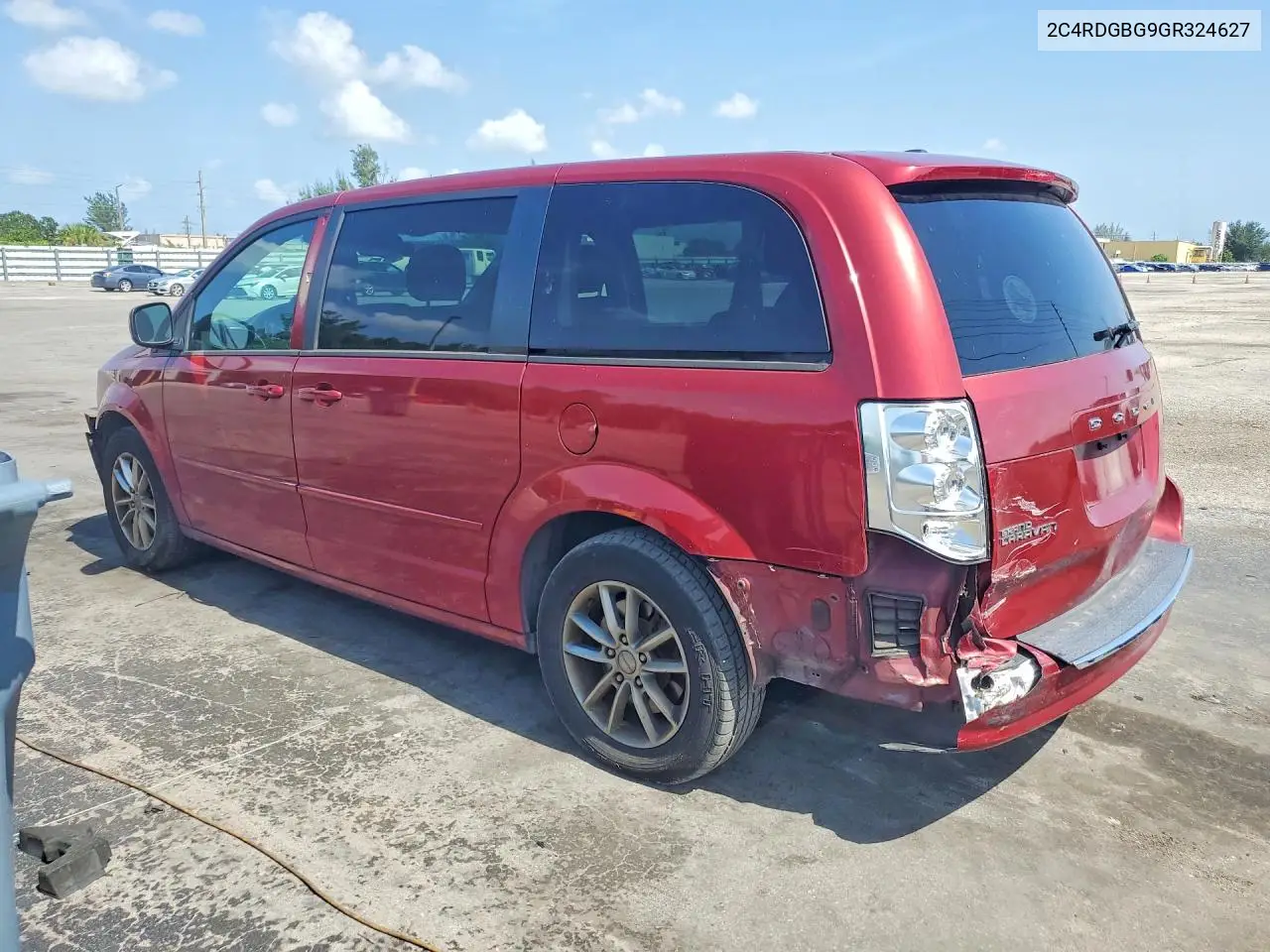 2016 Dodge Grand Caravan Se VIN: 2C4RDGBG9GR324627 Lot: 61596446