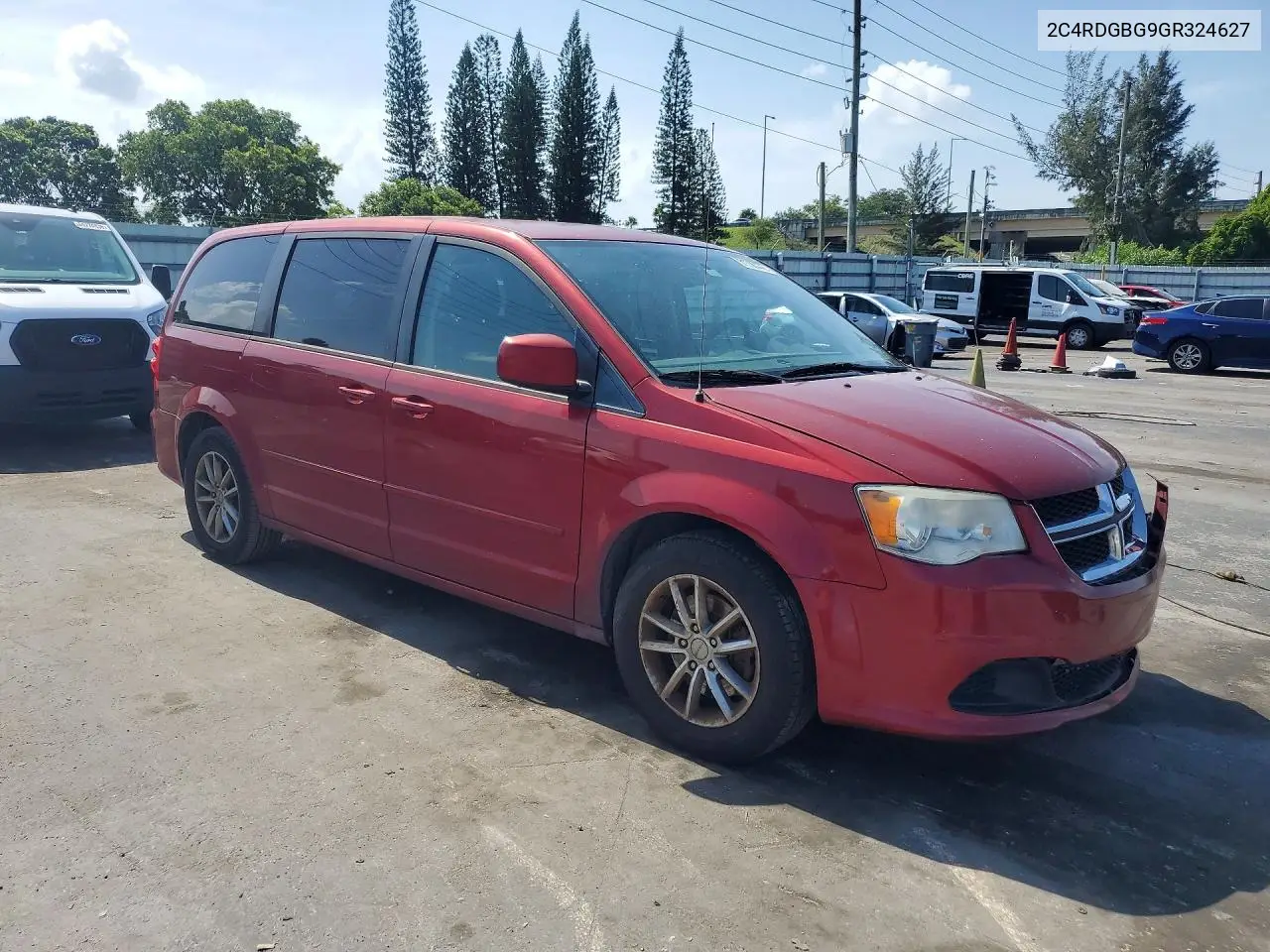 2016 Dodge Grand Caravan Se VIN: 2C4RDGBG9GR324627 Lot: 61596446