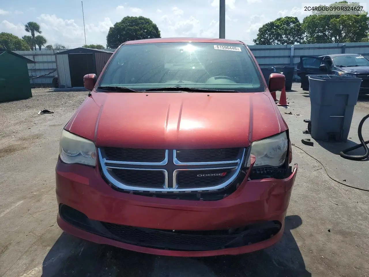 2016 Dodge Grand Caravan Se VIN: 2C4RDGBG9GR324627 Lot: 61596446