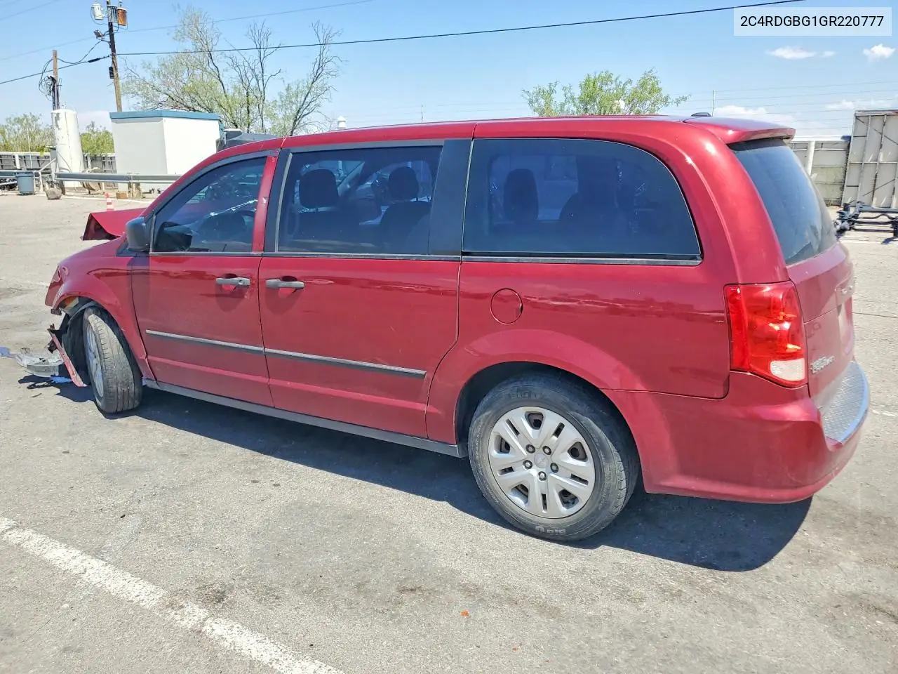 2016 Dodge Grand Caravan Se VIN: 2C4RDGBG1GR220777 Lot: 61598566
