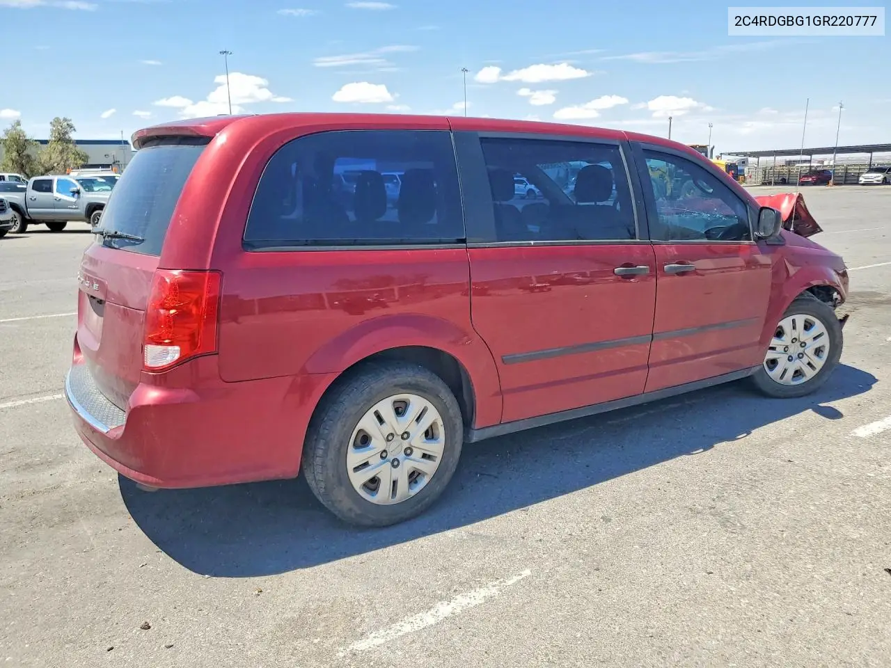 2016 Dodge Grand Caravan Se VIN: 2C4RDGBG1GR220777 Lot: 61598566