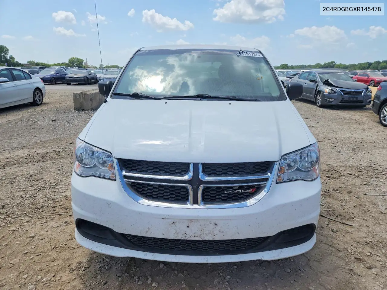 2016 Dodge Caravan Se VIN: 2C4RDGBGXR145478 Lot: 61701736