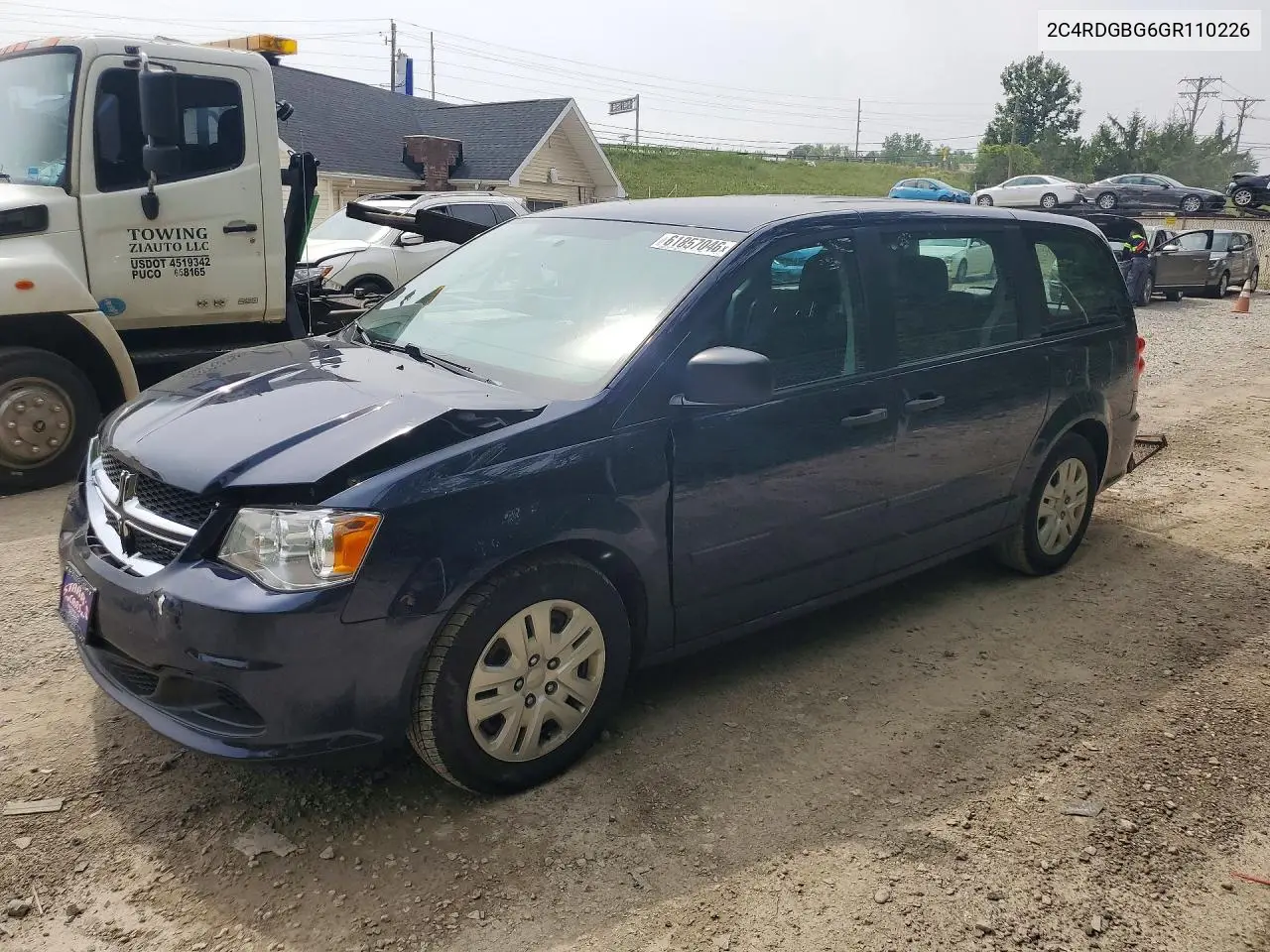 2016 Dodge Grand Caravan Se VIN: 2C4RDGBG6GR110226 Lot: 61857046