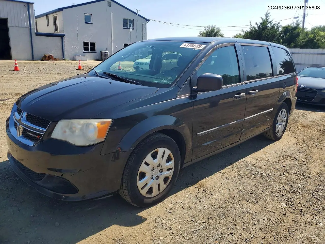 2016 Dodge Grand Caravan Se VIN: 2C4RDGBG7GR235803 Lot: 61904926