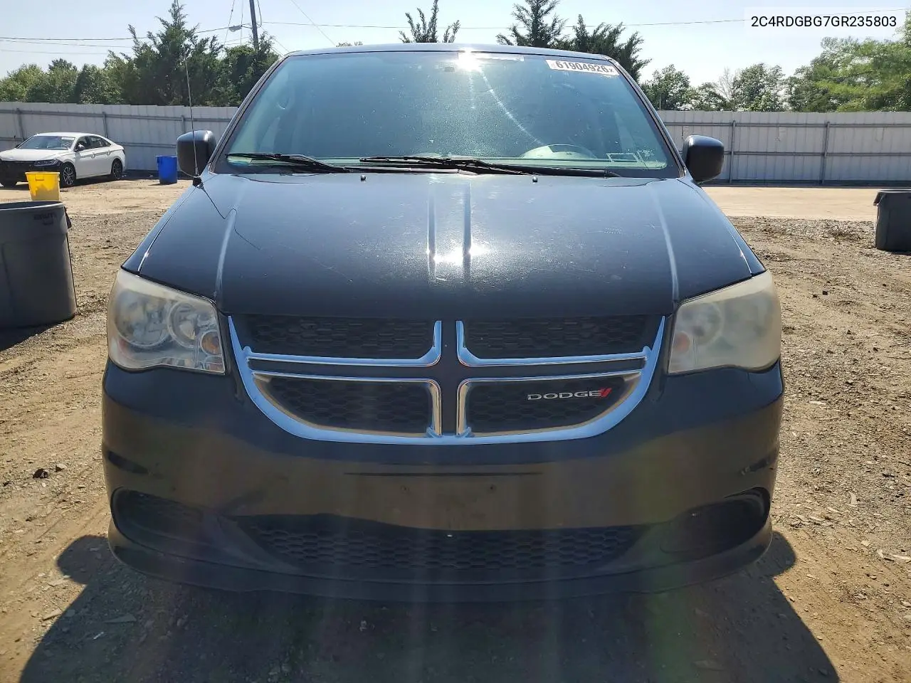 2016 Dodge Grand Caravan Se VIN: 2C4RDGBG7GR235803 Lot: 61904926