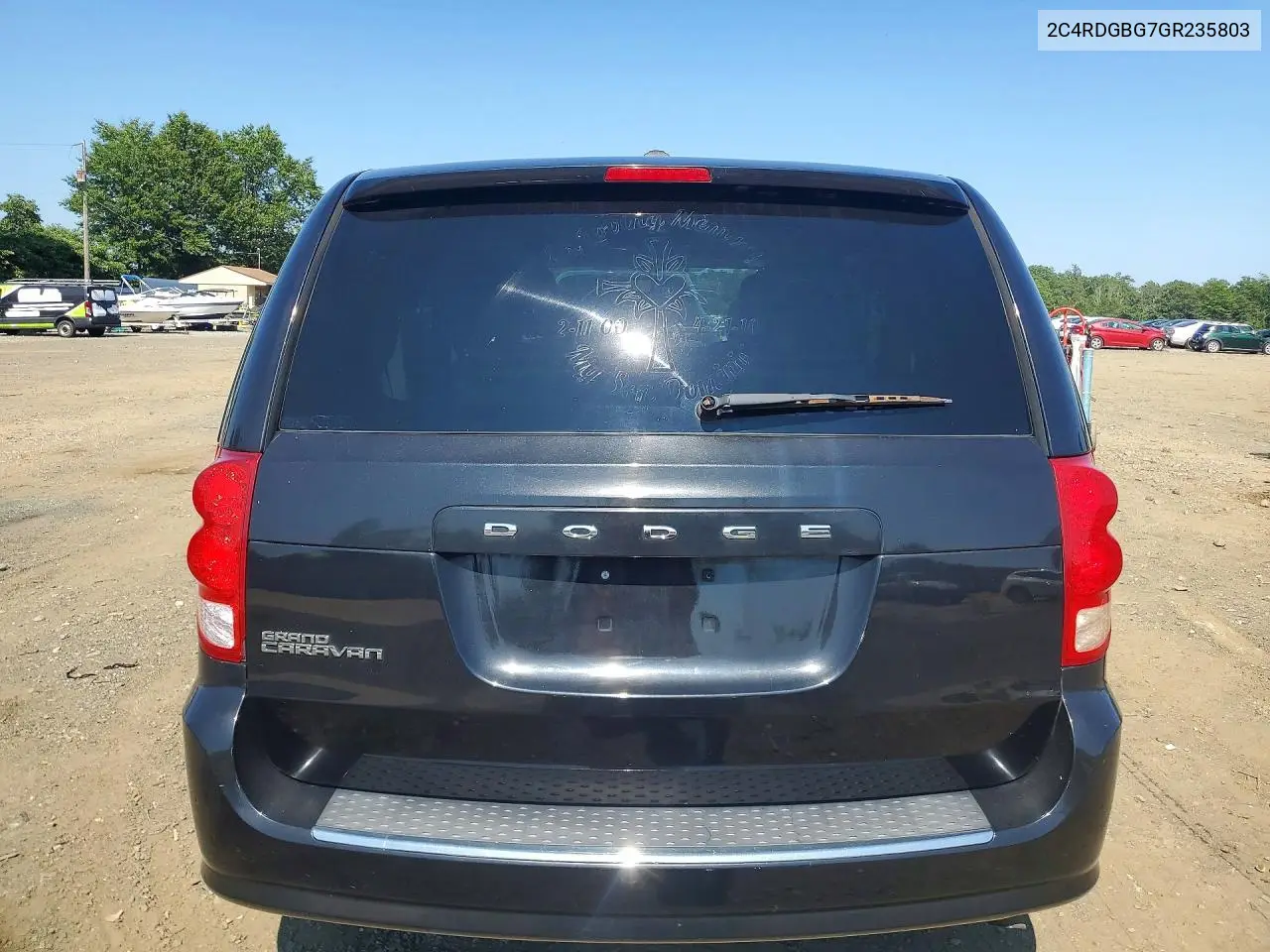 2016 Dodge Grand Caravan Se VIN: 2C4RDGBG7GR235803 Lot: 61904926