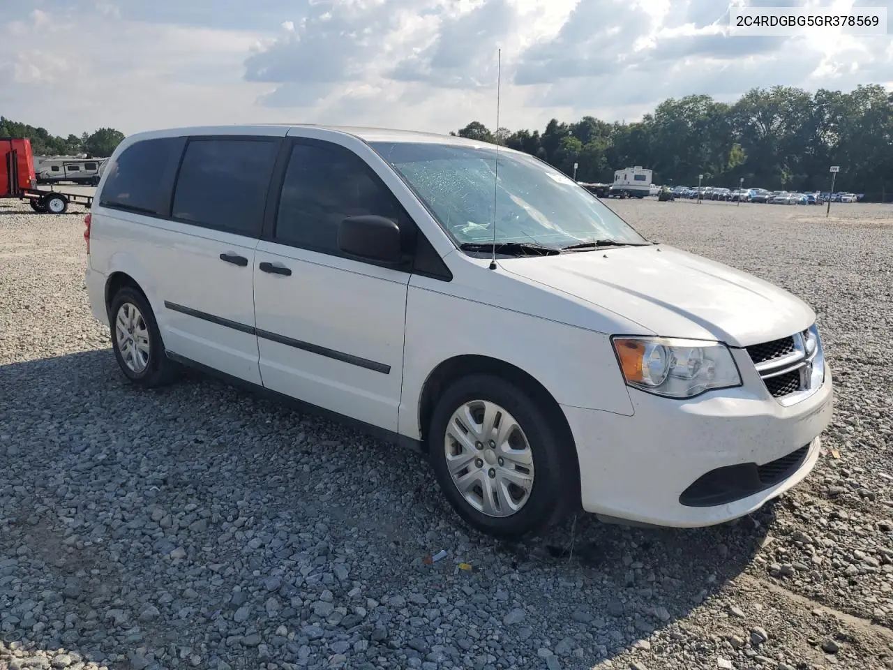 2C4RDGBG5GR378569 2016 Dodge Grand Caravan Se