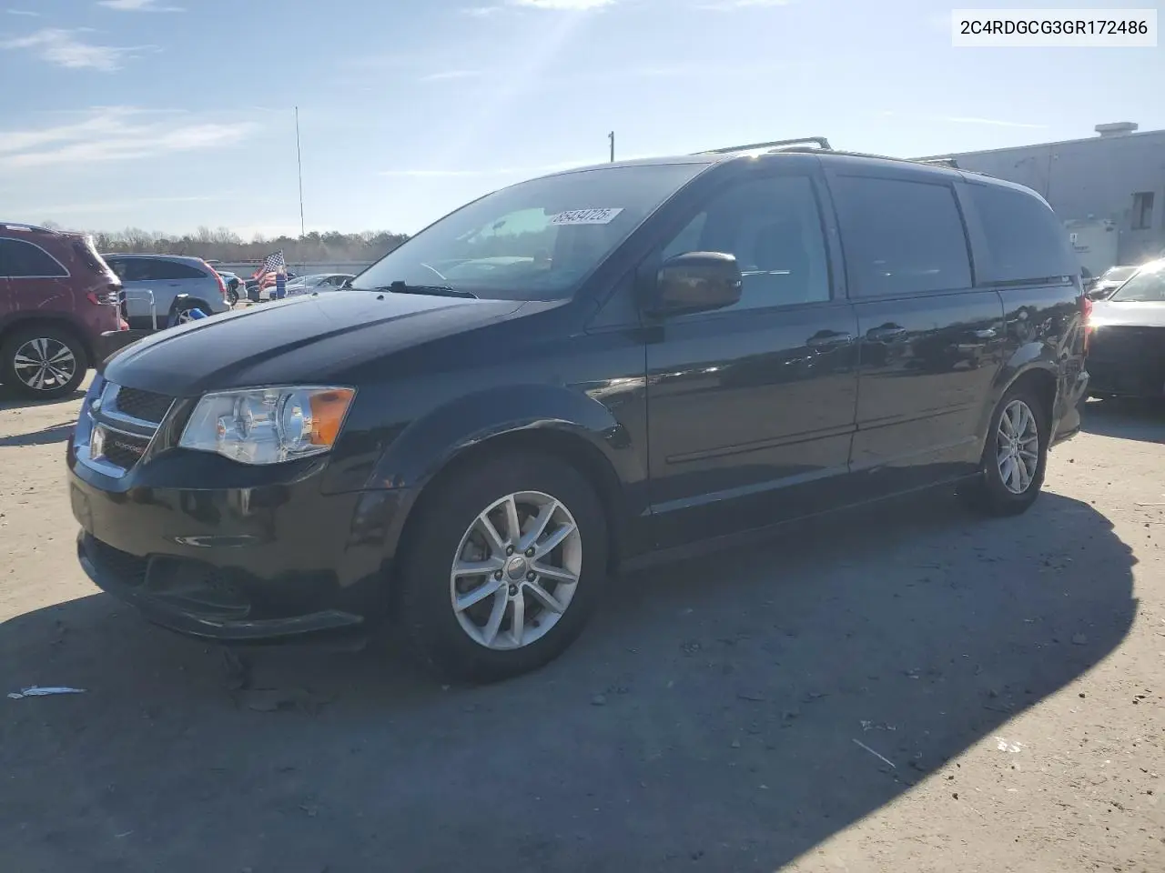 2C4RDGCG3GR172486 2016 Dodge Grand Caravan Sxt