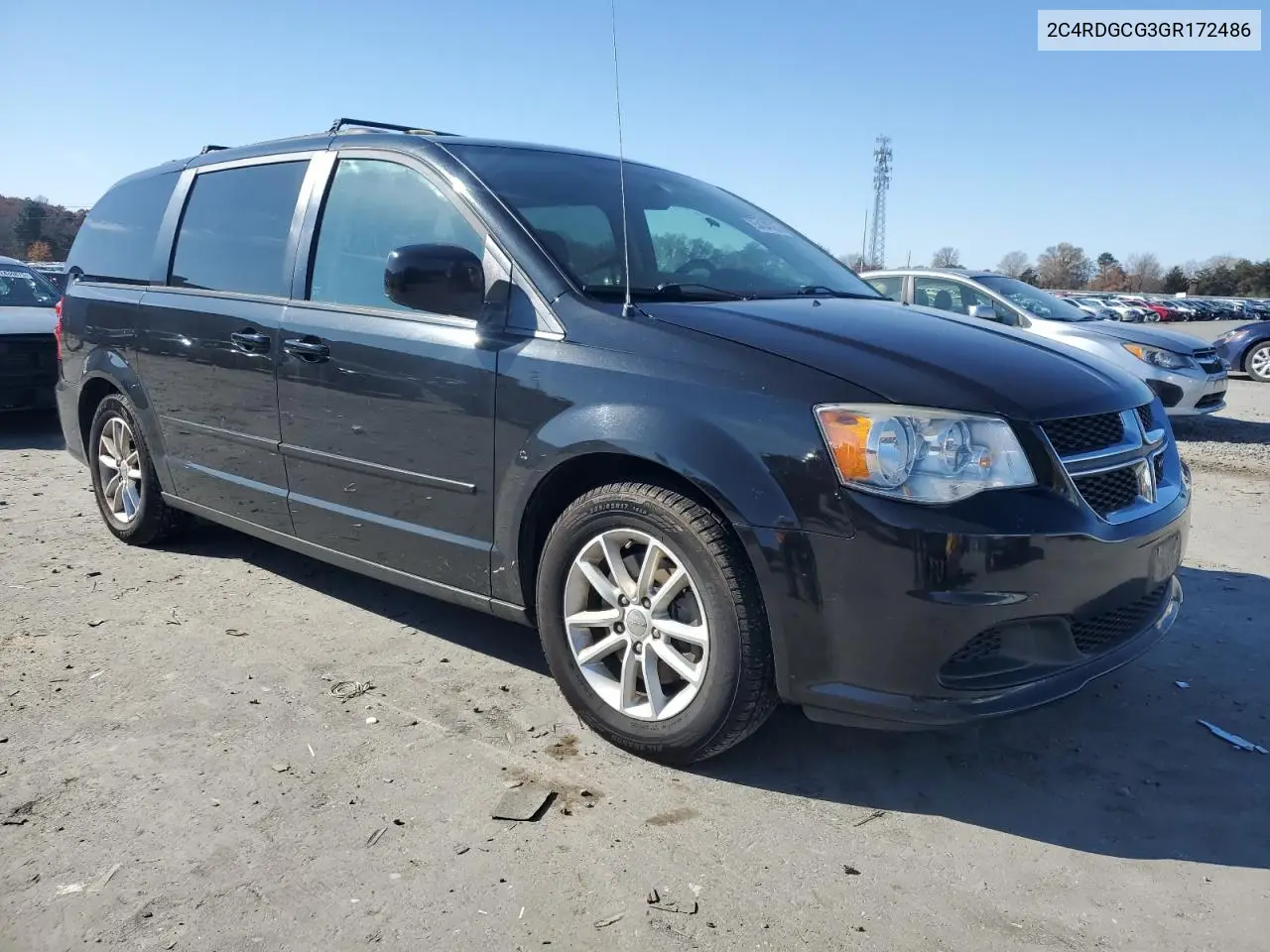 2C4RDGCG3GR172486 2016 Dodge Grand Caravan Sxt