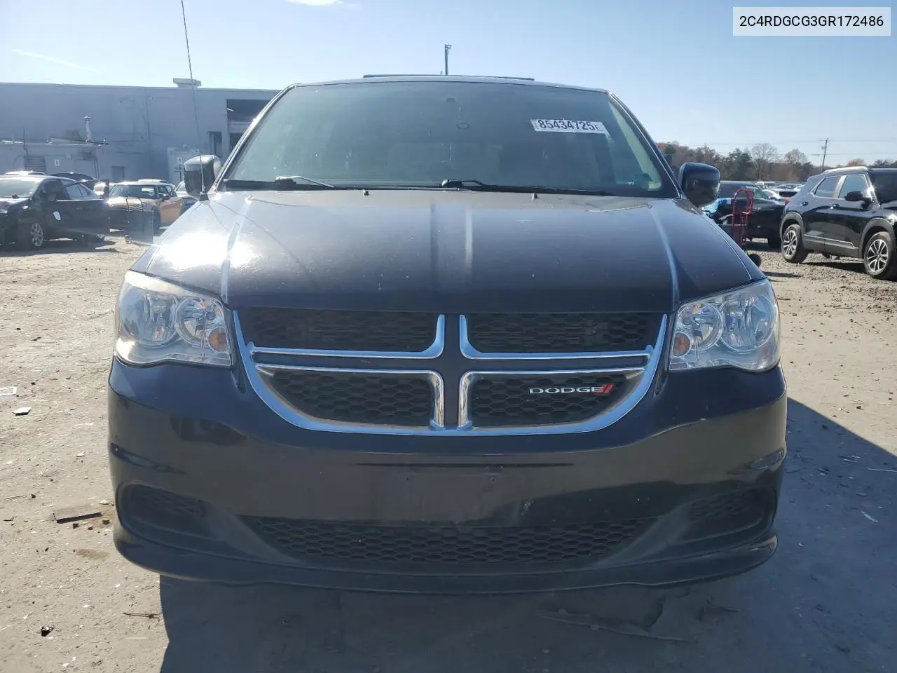 2C4RDGCG3GR172486 2016 Dodge Grand Caravan Sxt
