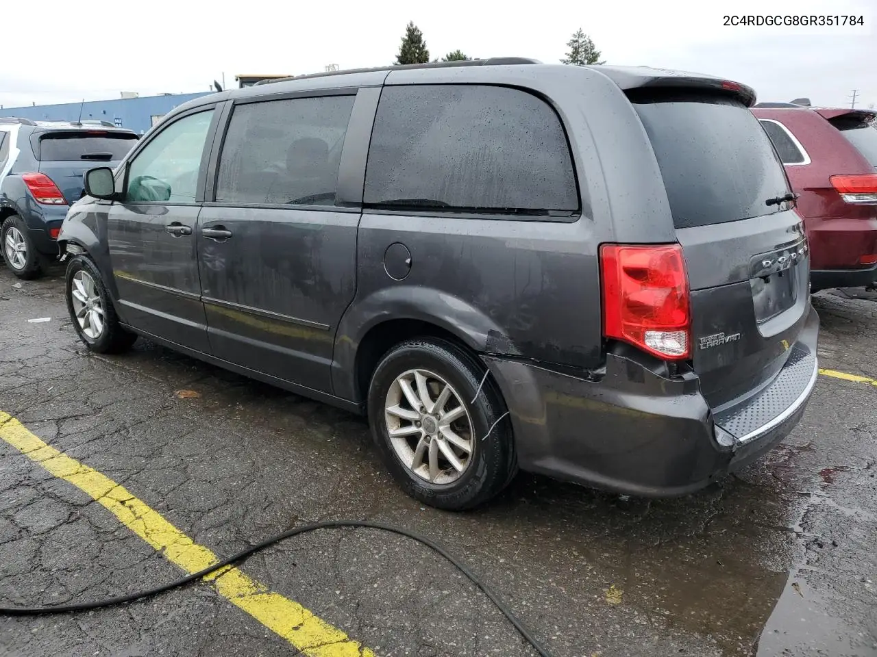 2C4RDGCG8GR351784 2016 Dodge Grand Caravan Sxt