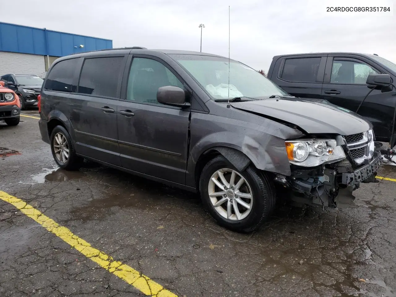 2C4RDGCG8GR351784 2016 Dodge Grand Caravan Sxt