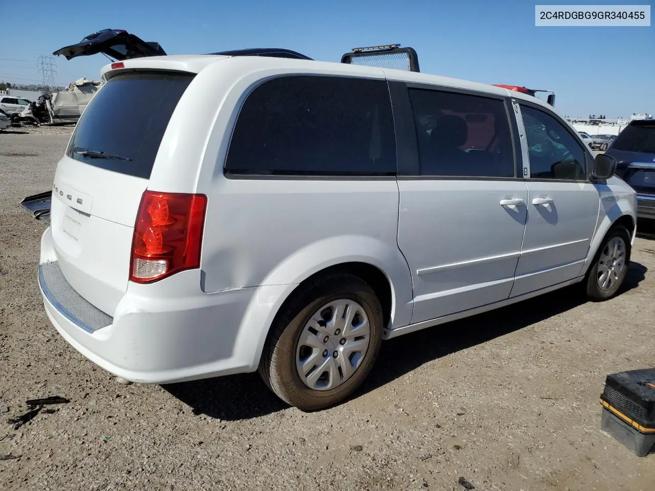 2C4RDGBG9GR340455 2016 Dodge Grand Caravan Se