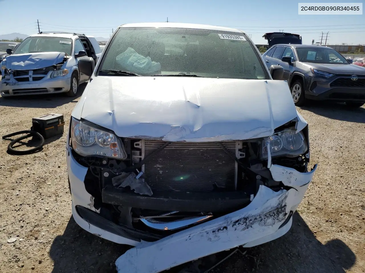 2C4RDGBG9GR340455 2016 Dodge Grand Caravan Se