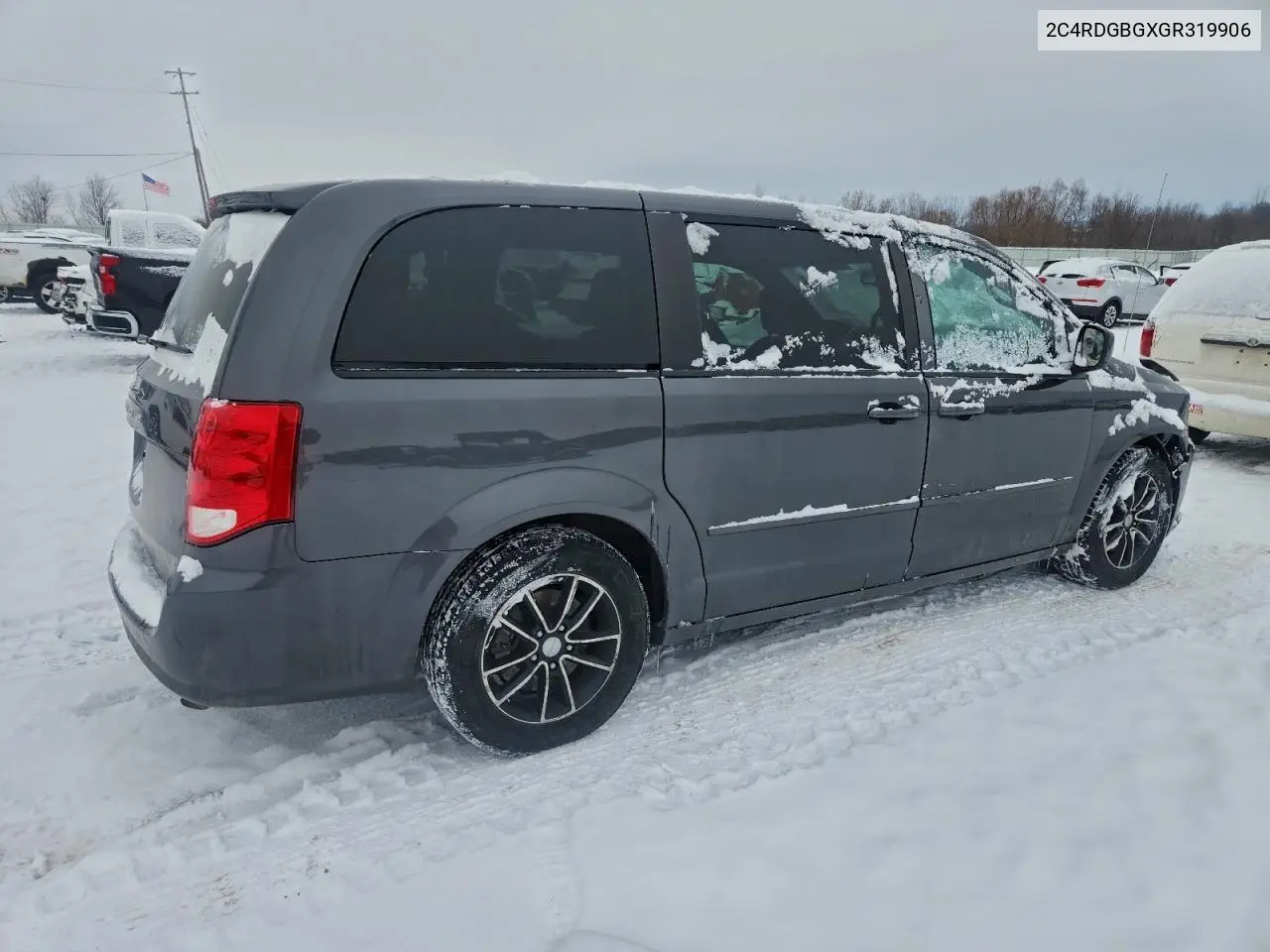 2C4RDGBGXGR319906 2016 Dodge Grand Caravan Se