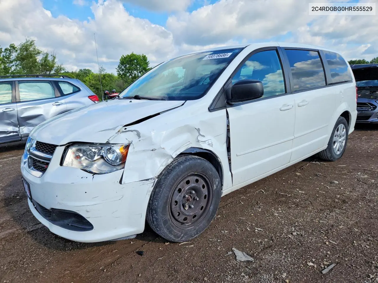 2017 Dodge Grand Caravan Se VIN: 2C4RDGBG0HR555529 Lot: 58078686