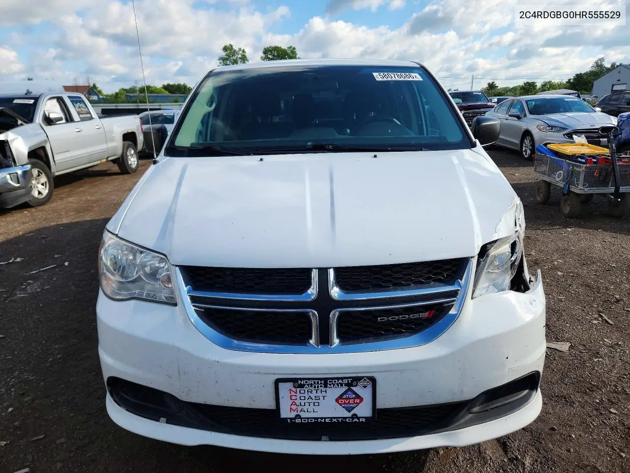 2017 Dodge Grand Caravan Se VIN: 2C4RDGBG0HR555529 Lot: 58078686