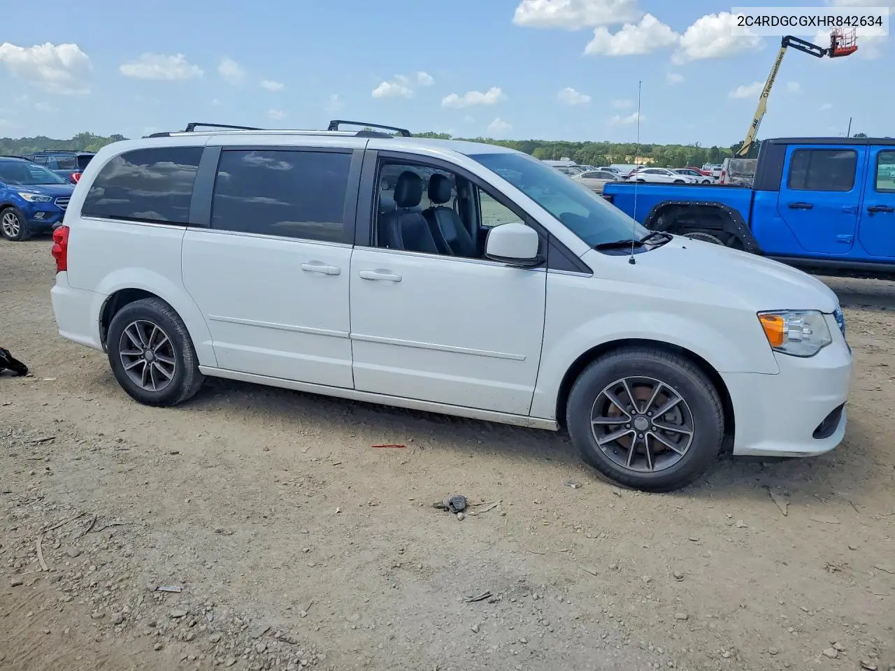 2017 Dodge Grand Caravan Sxt VIN: 2C4RDGCGXHR842634 Lot: 60482486