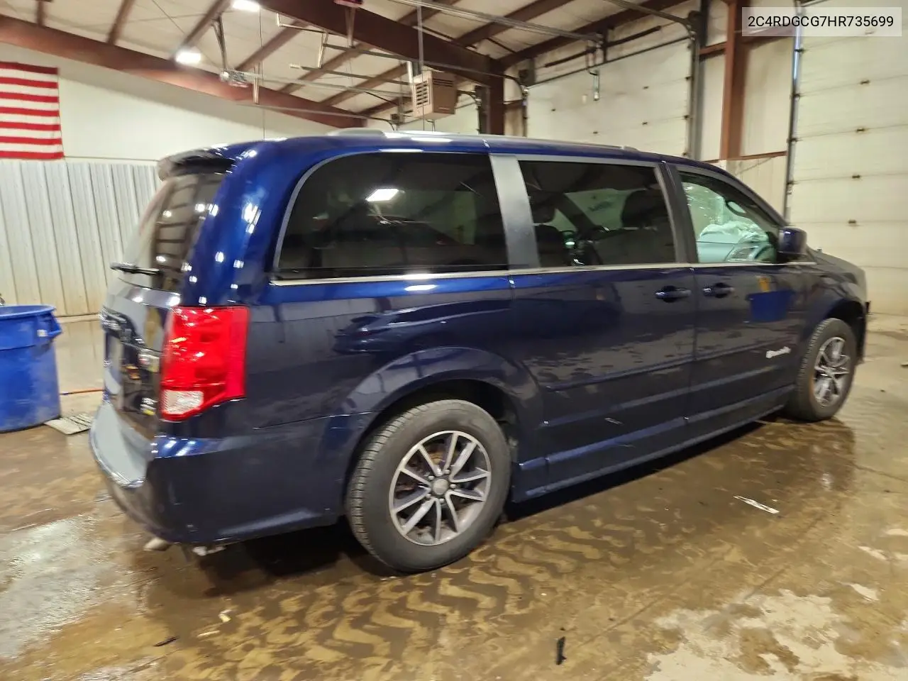 2017 Dodge Grand Caravan Sxt VIN: 2C4RDGCG7HR735699 Lot: 60569436