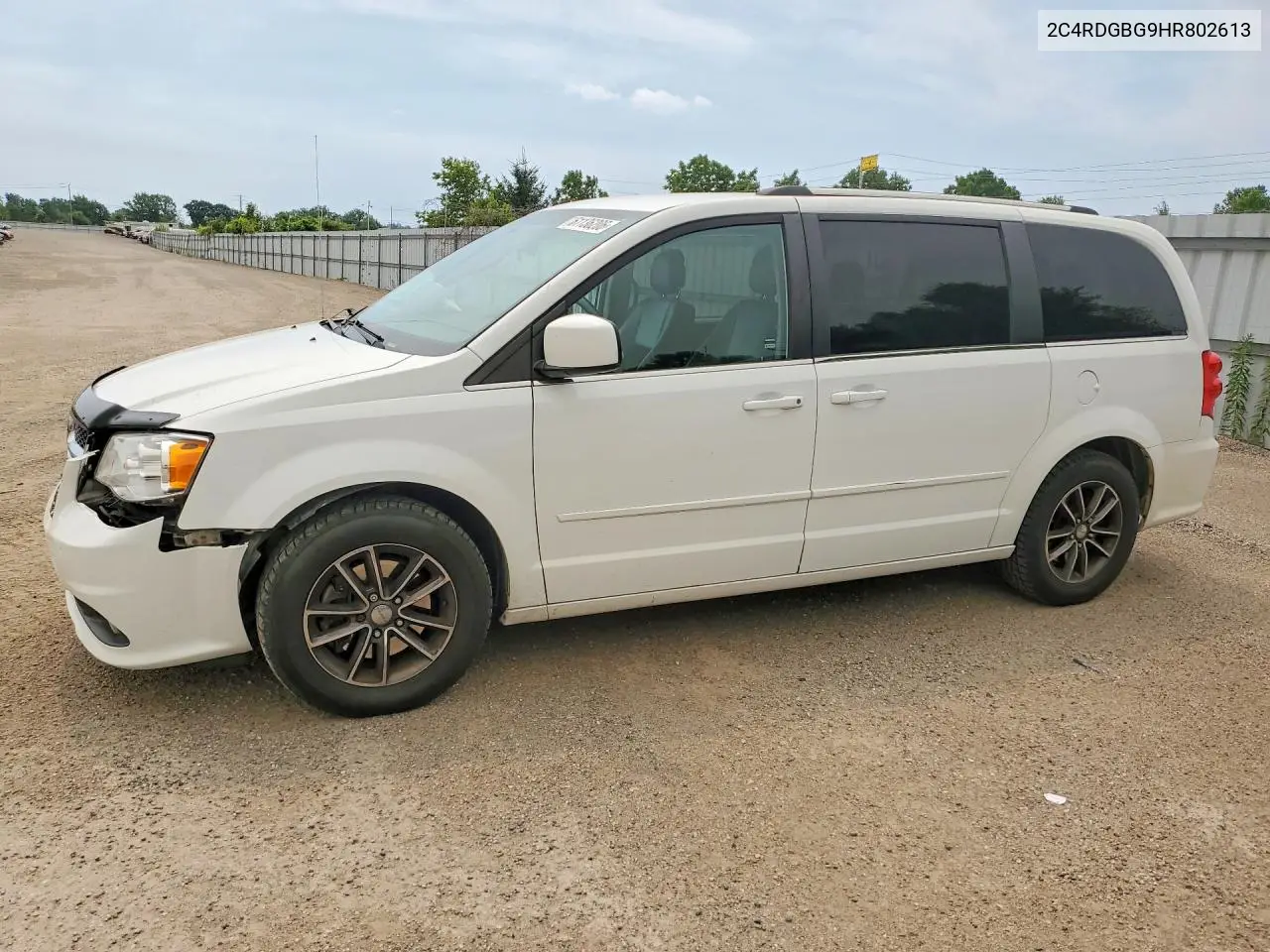 2017 Dodge Grand Caravan Se VIN: 2C4RDGBG9HR802613 Lot: 61136206