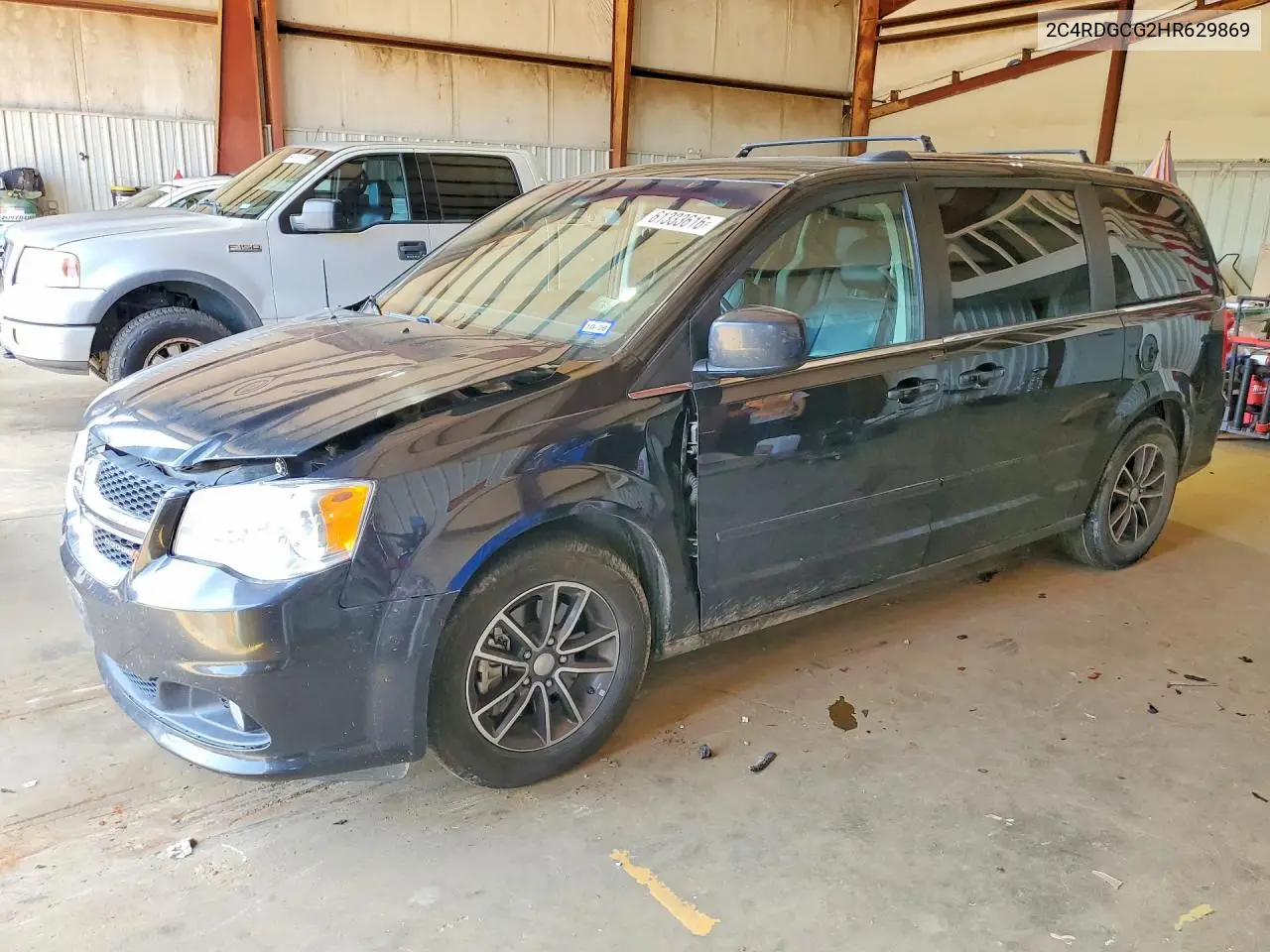 2017 Dodge Grand Caravan Sxt VIN: 2C4RDGCG2HR629869 Lot: 61333616