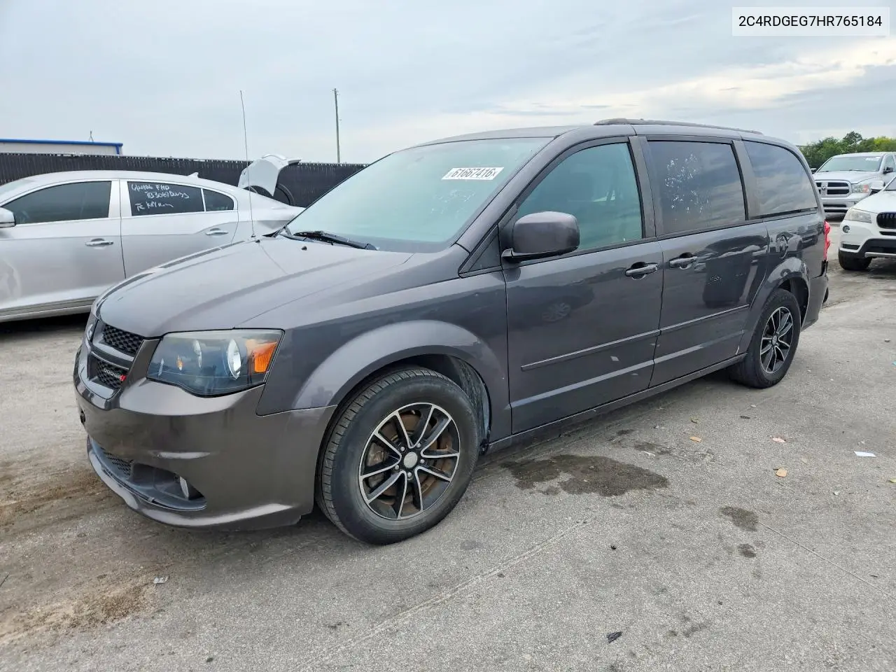 2017 Dodge Grand Caravan Gt VIN: 2C4RDGEG7HR765184 Lot: 61667416