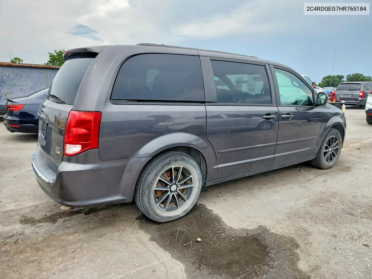 2017 Dodge Grand Caravan Gt VIN: 2C4RDGEG7HR765184 Lot: 61667416
