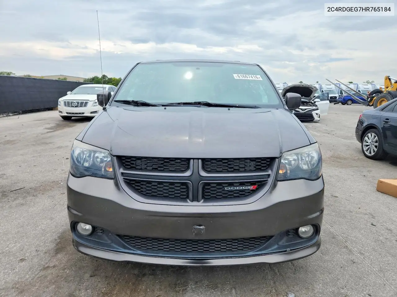 2017 Dodge Grand Caravan Gt VIN: 2C4RDGEG7HR765184 Lot: 61667416