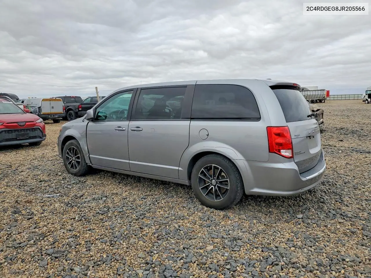 2018 Dodge Grand Caravan Gt VIN: 2C4RDGEG8JR205566 Lot: 52190746