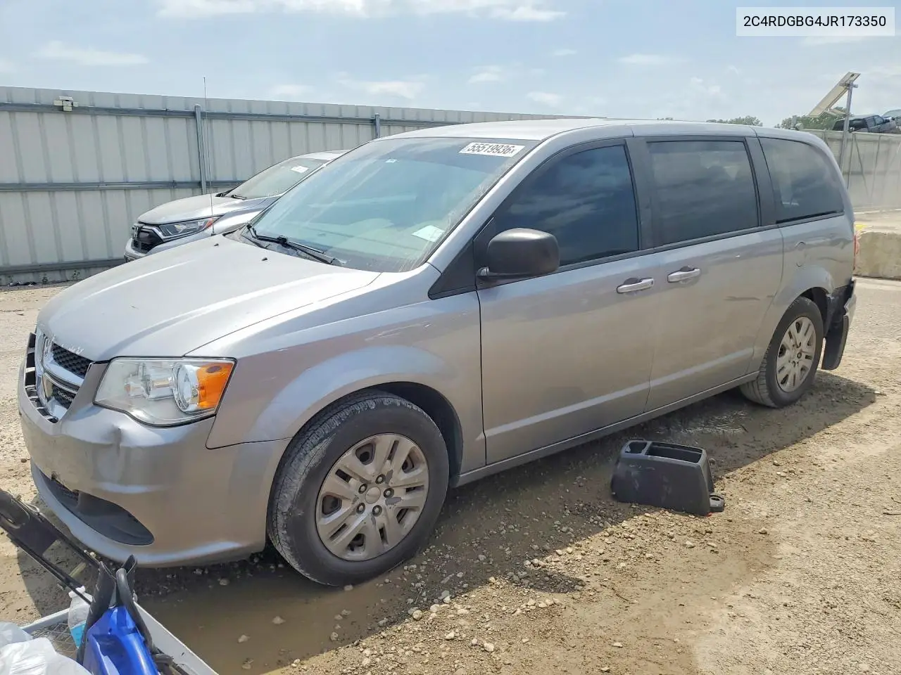 2018 Dodge Grand Caravan Se VIN: 2C4RDGBG4JR173350 Lot: 55519936