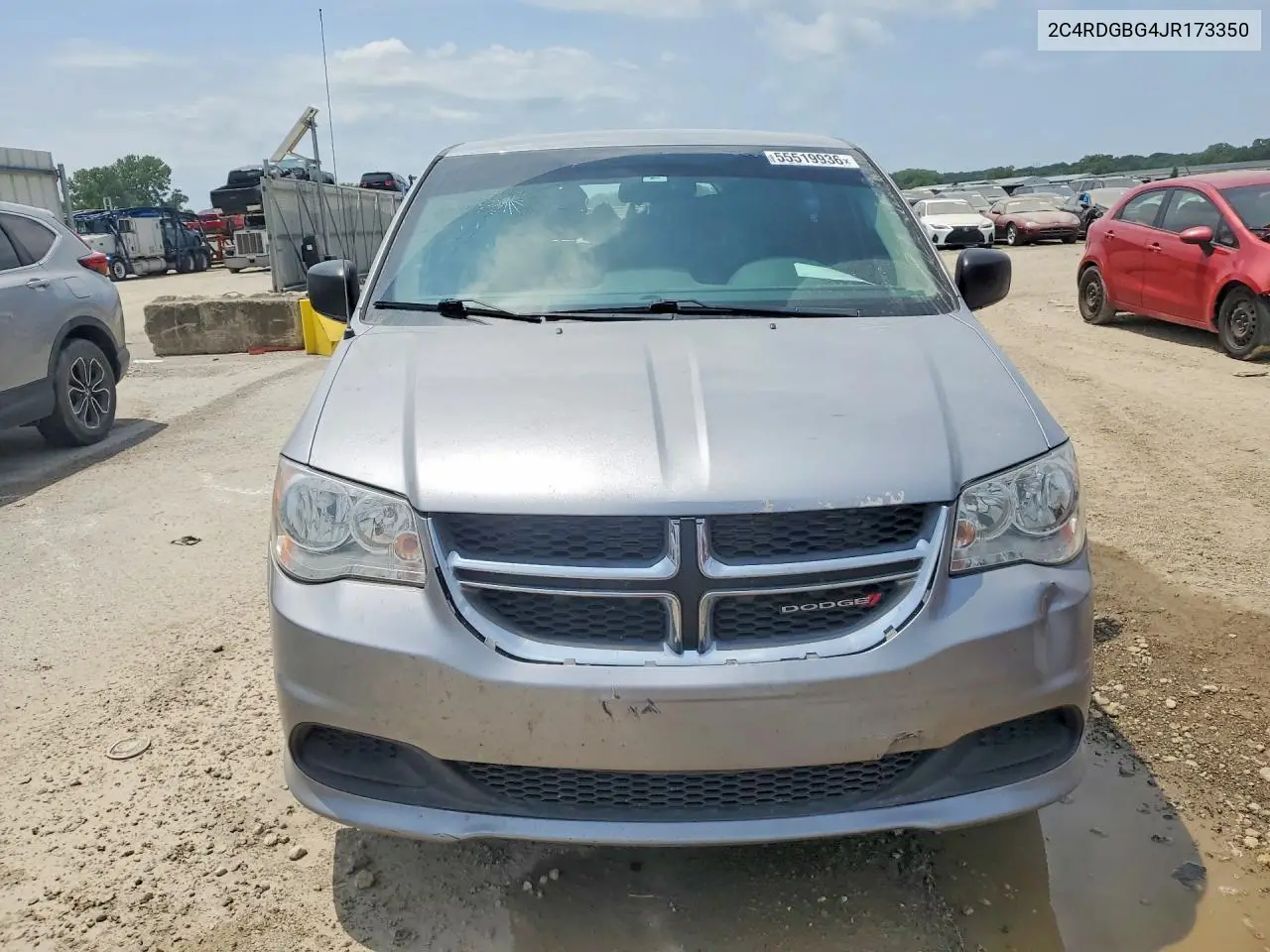 2018 Dodge Grand Caravan Se VIN: 2C4RDGBG4JR173350 Lot: 55519936