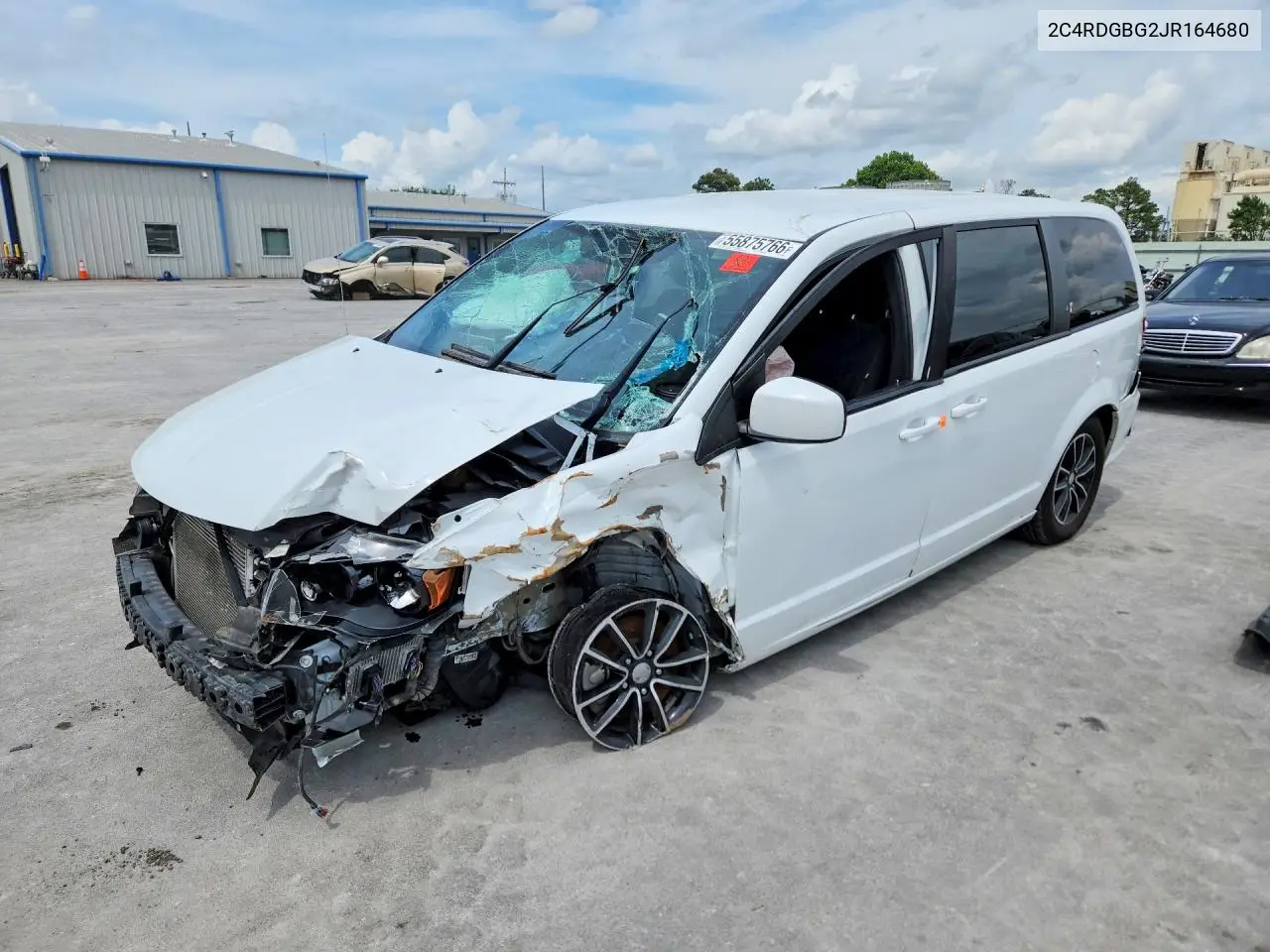2018 Dodge Grand Caravan Se VIN: 2C4RDGBG2JR164680 Lot: 55875766