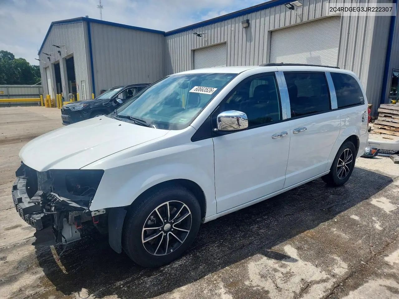 2018 Dodge Grand Caravan Gt VIN: 2C4RDGEG3JR222307 Lot: 60663526