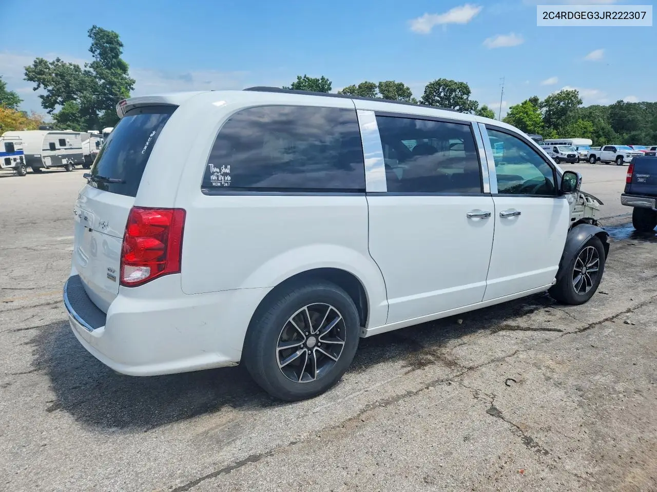 2018 Dodge Grand Caravan Gt VIN: 2C4RDGEG3JR222307 Lot: 60663526