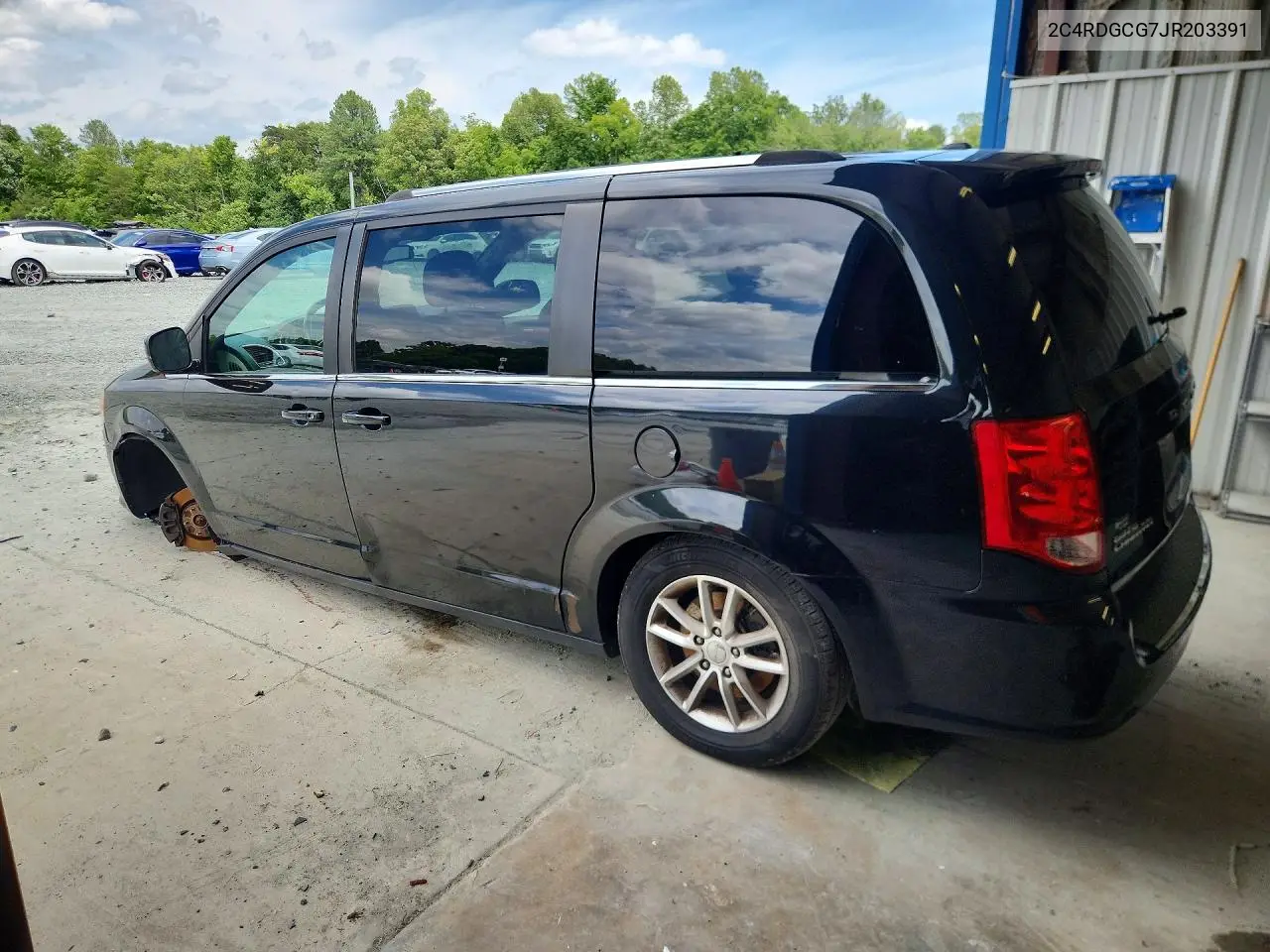 2018 Dodge Grand Caravan Sxt VIN: 2C4RDGCG7JR203391 Lot: 61404916