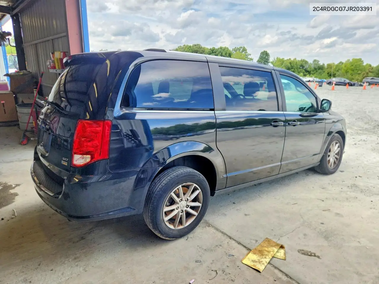 2018 Dodge Grand Caravan Sxt VIN: 2C4RDGCG7JR203391 Lot: 61404916