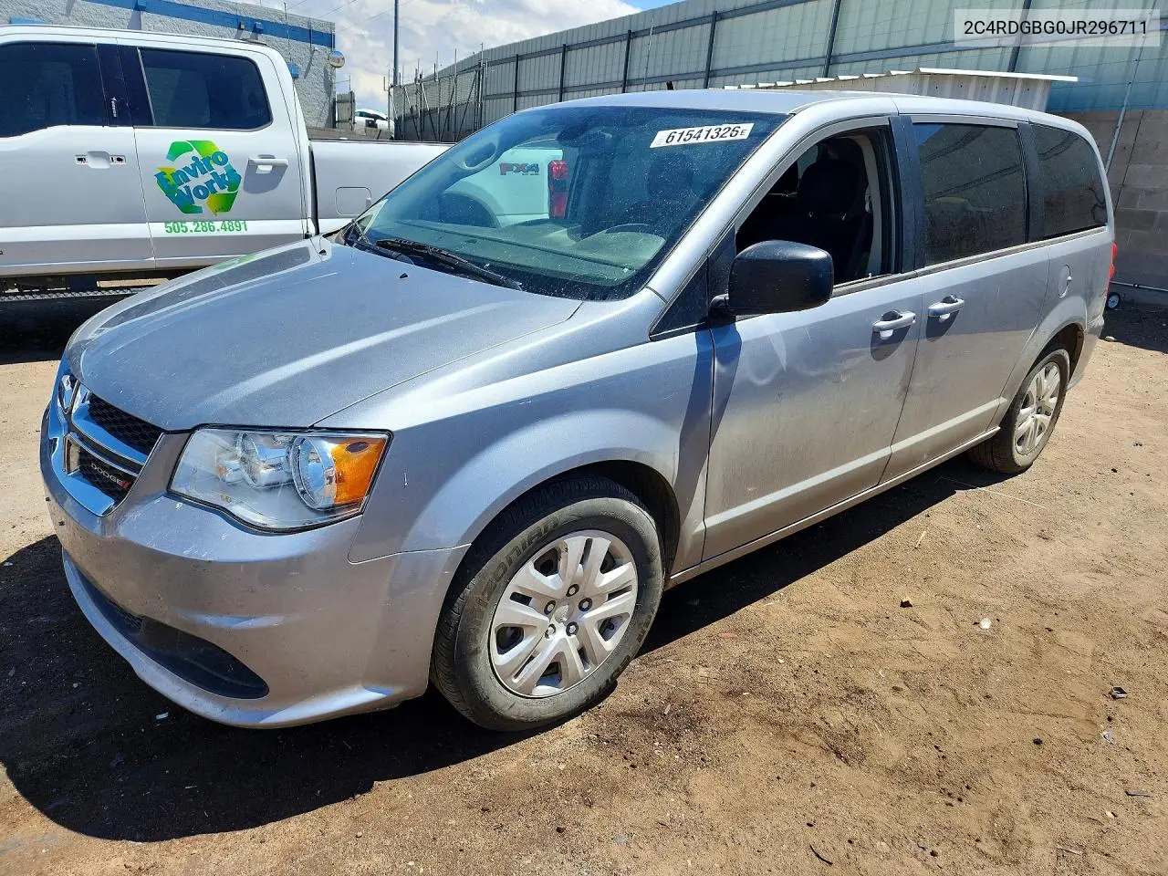2018 Dodge Grand Caravan Se VIN: 2C4RDGBG0JR296711 Lot: 61541326