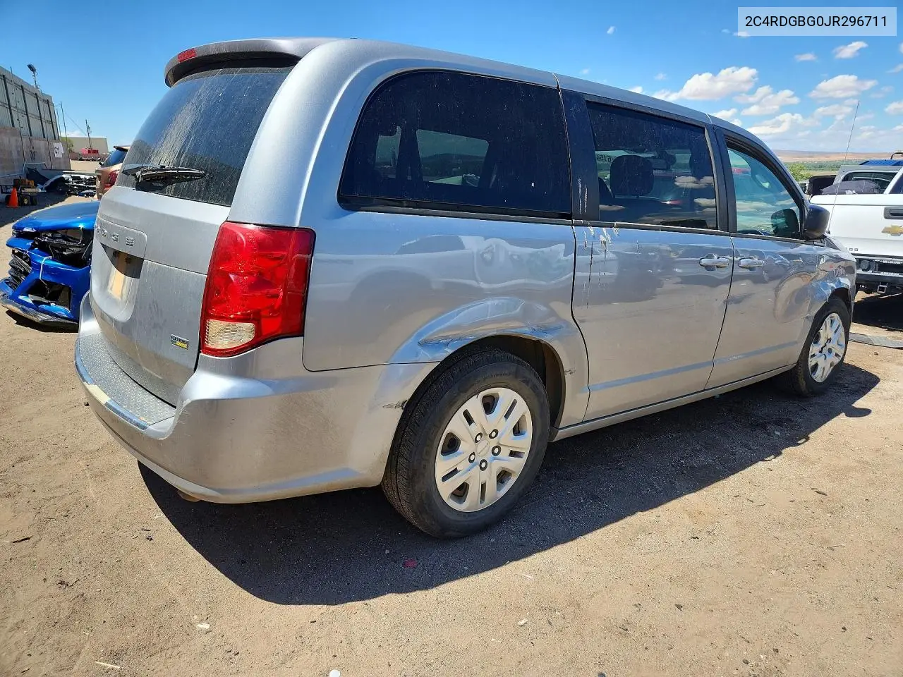 2018 Dodge Grand Caravan Se VIN: 2C4RDGBG0JR296711 Lot: 61541326