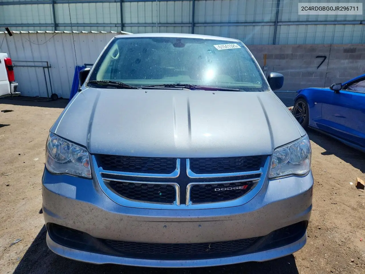 2018 Dodge Grand Caravan Se VIN: 2C4RDGBG0JR296711 Lot: 61541326