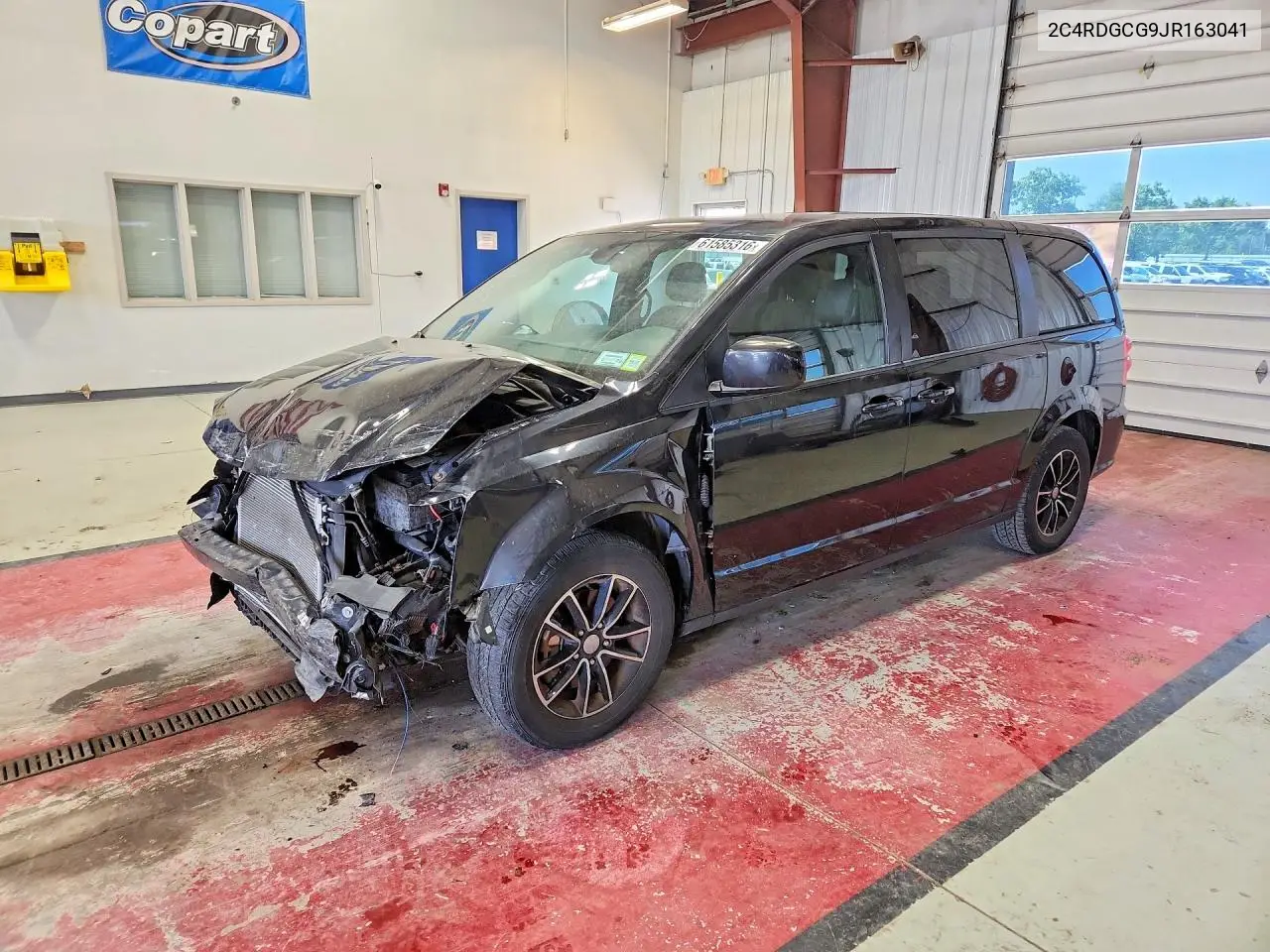 2018 Dodge Grand Caravan Sxt VIN: 2C4RDGCG9JR163041 Lot: 61585316