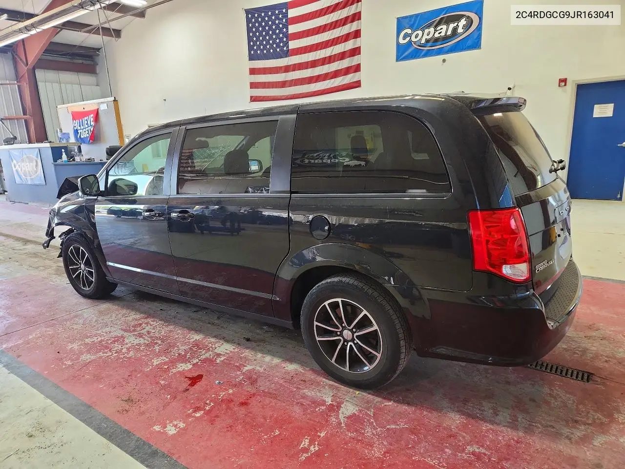 2018 Dodge Grand Caravan Sxt VIN: 2C4RDGCG9JR163041 Lot: 61585316