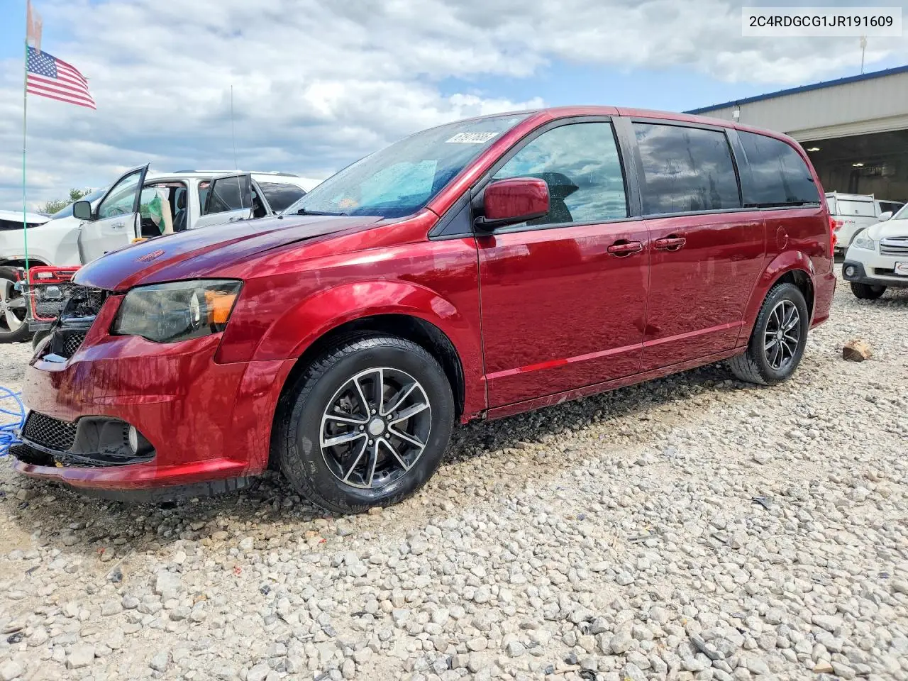 2018 Dodge Grand Caravan Sxt VIN: 2C4RDGCG1JR191609 Lot: 61977686