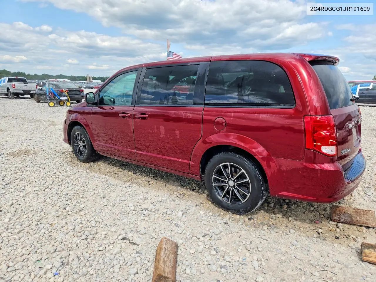 2018 Dodge Grand Caravan Sxt VIN: 2C4RDGCG1JR191609 Lot: 61977686