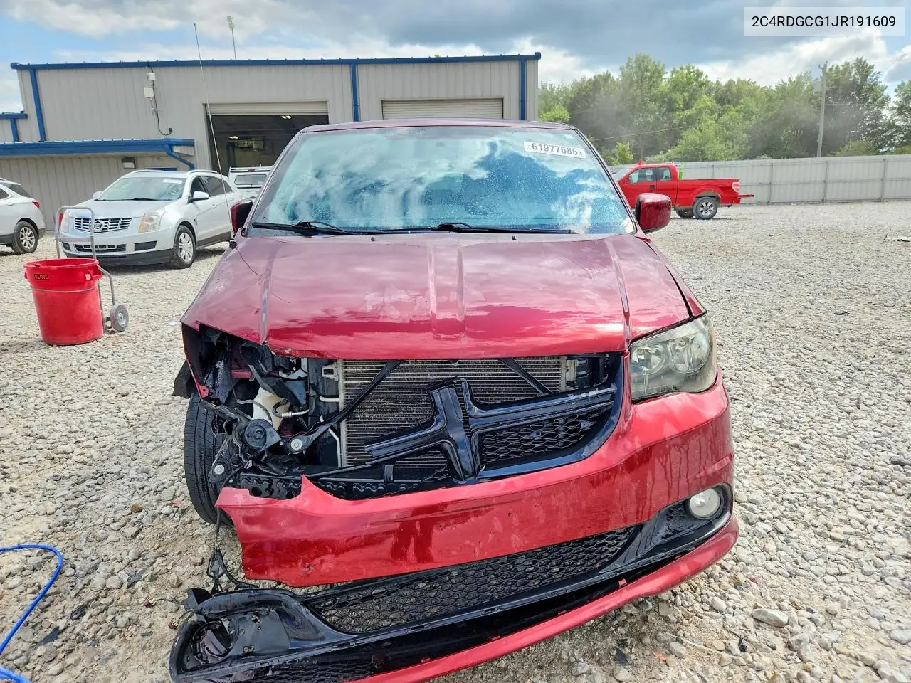 2018 Dodge Grand Caravan Sxt VIN: 2C4RDGCG1JR191609 Lot: 61977686